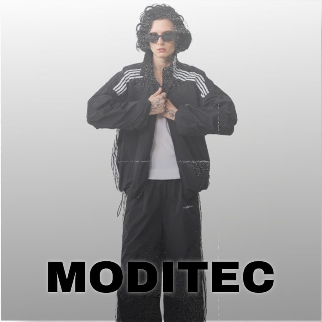 韓国風 ファッション MODITEC モディテック M striped stitching