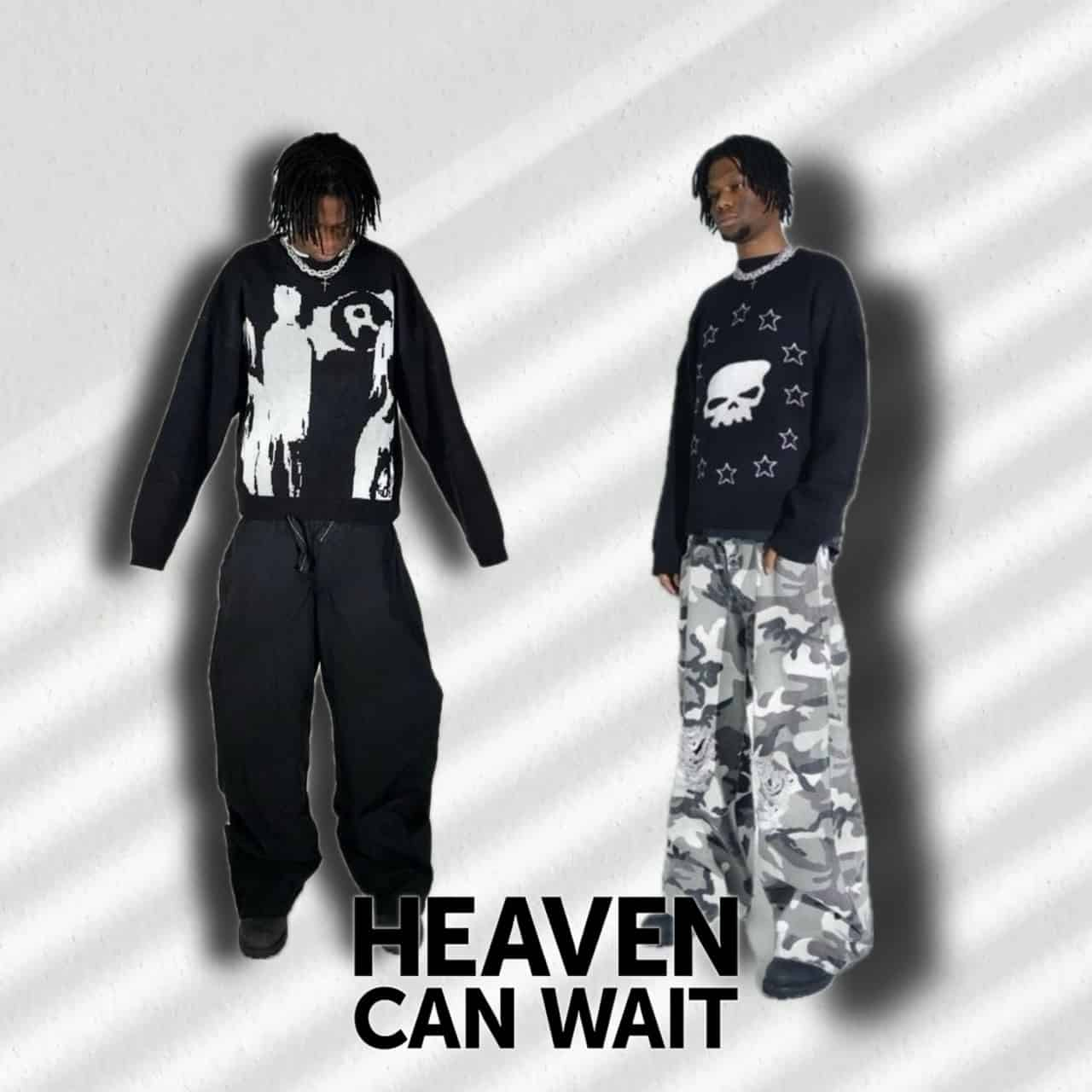 ストリートブランド HEAVEN CAN WAIT ヘヴンキャンウェイト MOHAIR