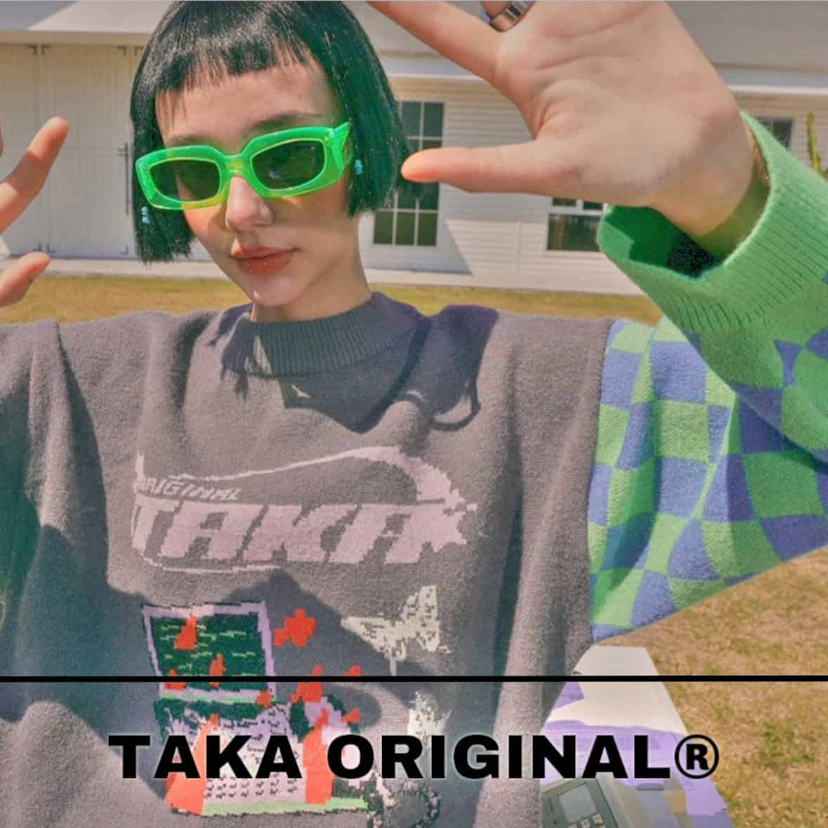 TAKA ORIGINAL/タカオリジナル】stone wash cloudy sky hoodie