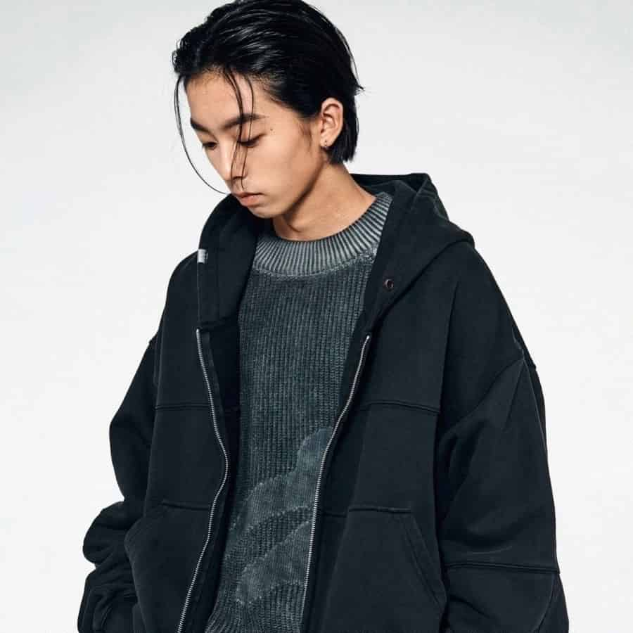 韓国ブランド NOMANUAL ノーマニュアル OVERDYED SPEED LOGO HOODIE オーバーサイズ フーディ パーカー 長袖トップス  プルオーバー ロゴパーカー 韓国ファッション 韓国ストリート（パーカー）｜NOMANUAL（NOMANUAL）のファッション通販 - ZOZOTOWN