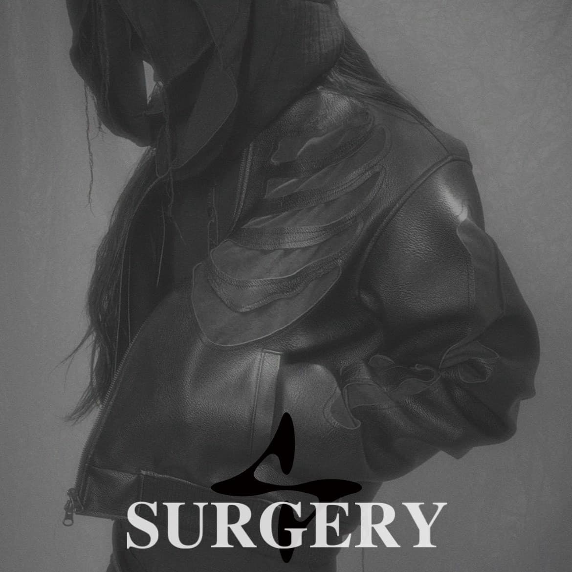 サージェリー　Surgery over pigment パーカー SURGERY remake over pigment hood jacket