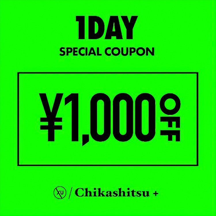 Never mind the XU / Chikashitsu+�i�l�o�[�}�C���h �U �G�b�N�X���[ / �`�J�V�c�v���X�j�̃V���b�v�j���[�X�u�y\1.000off�z�{������N�[�|���z�z���I�v