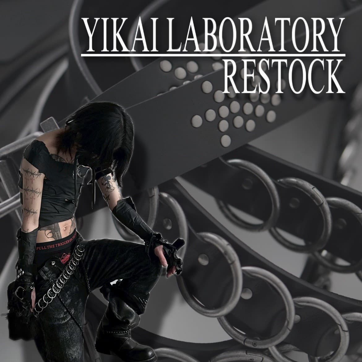 YIKAI LABORATORY】syncope waxed denim / 【イカイラボラトリー