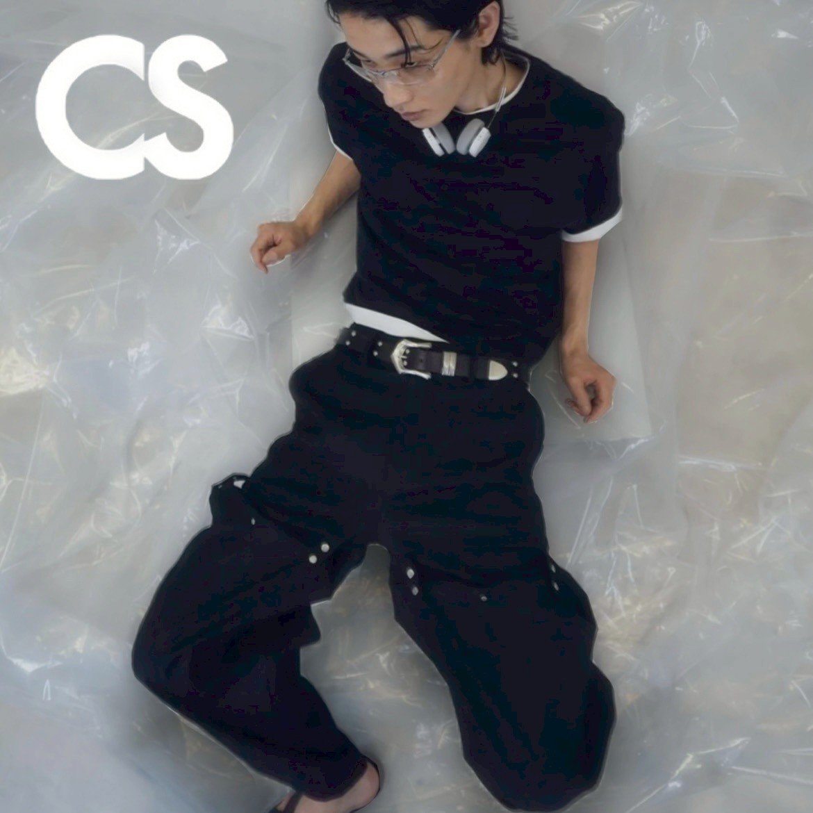 CS】cotton wide twill pants / 【シーエス】コットンワイドツイル