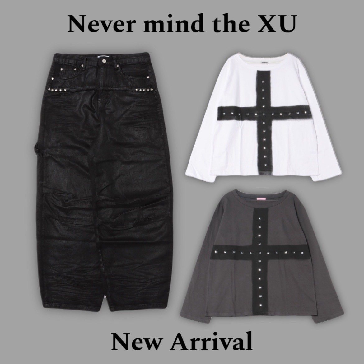 Never mind the XU】dirty washing denim cargo pants / 【ネバー