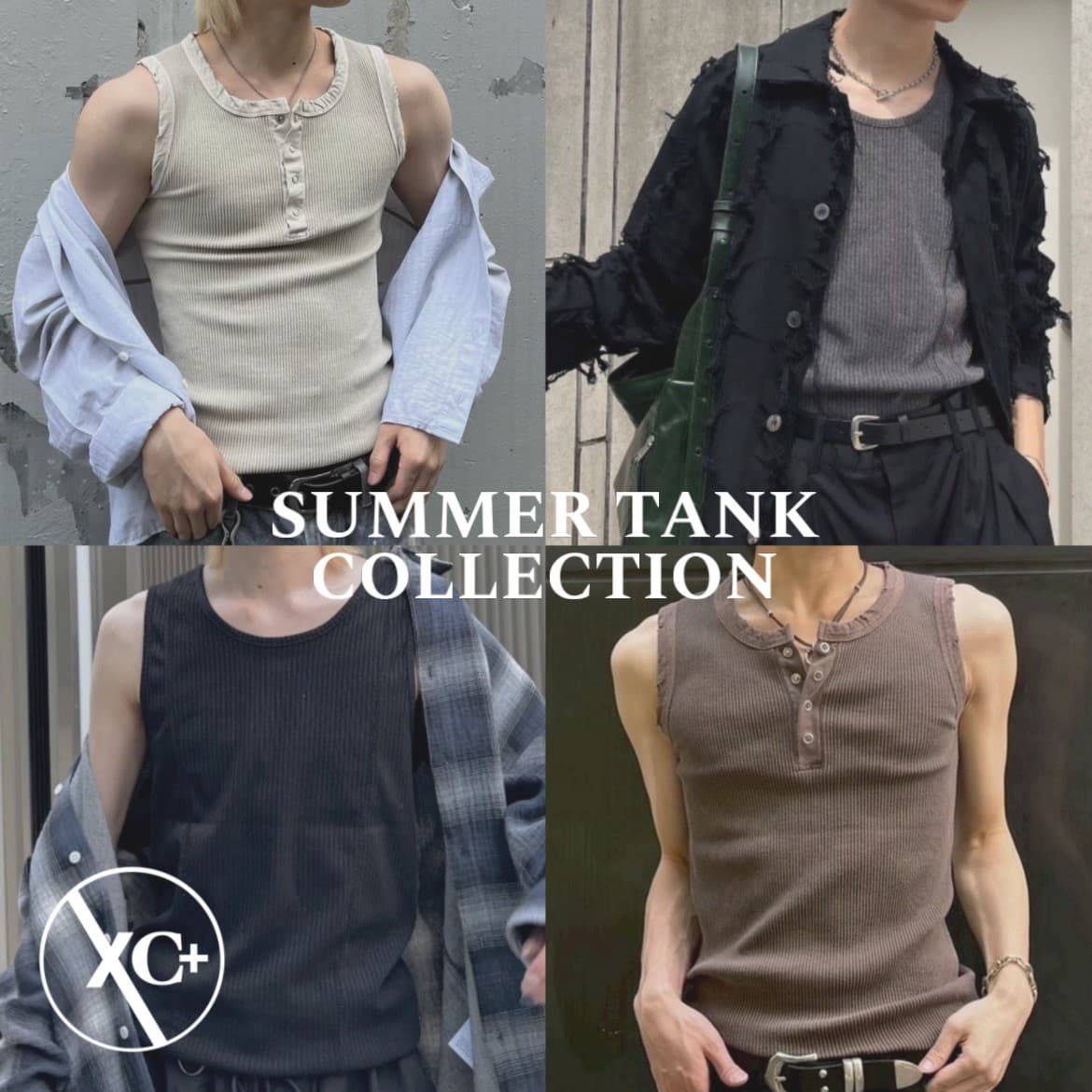 Never mind the XU / Chikashitsu+�i�l�o�[�}�C���h �U �G�b�N�X���[ / �`�J�V�c�v���X�j�̃V���b�v�j���[�X�uSUMMER TANK COLLECTION�v