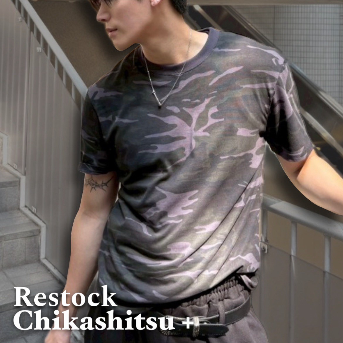 Chikashitsu +】heavy weight cotton cropped hoodie