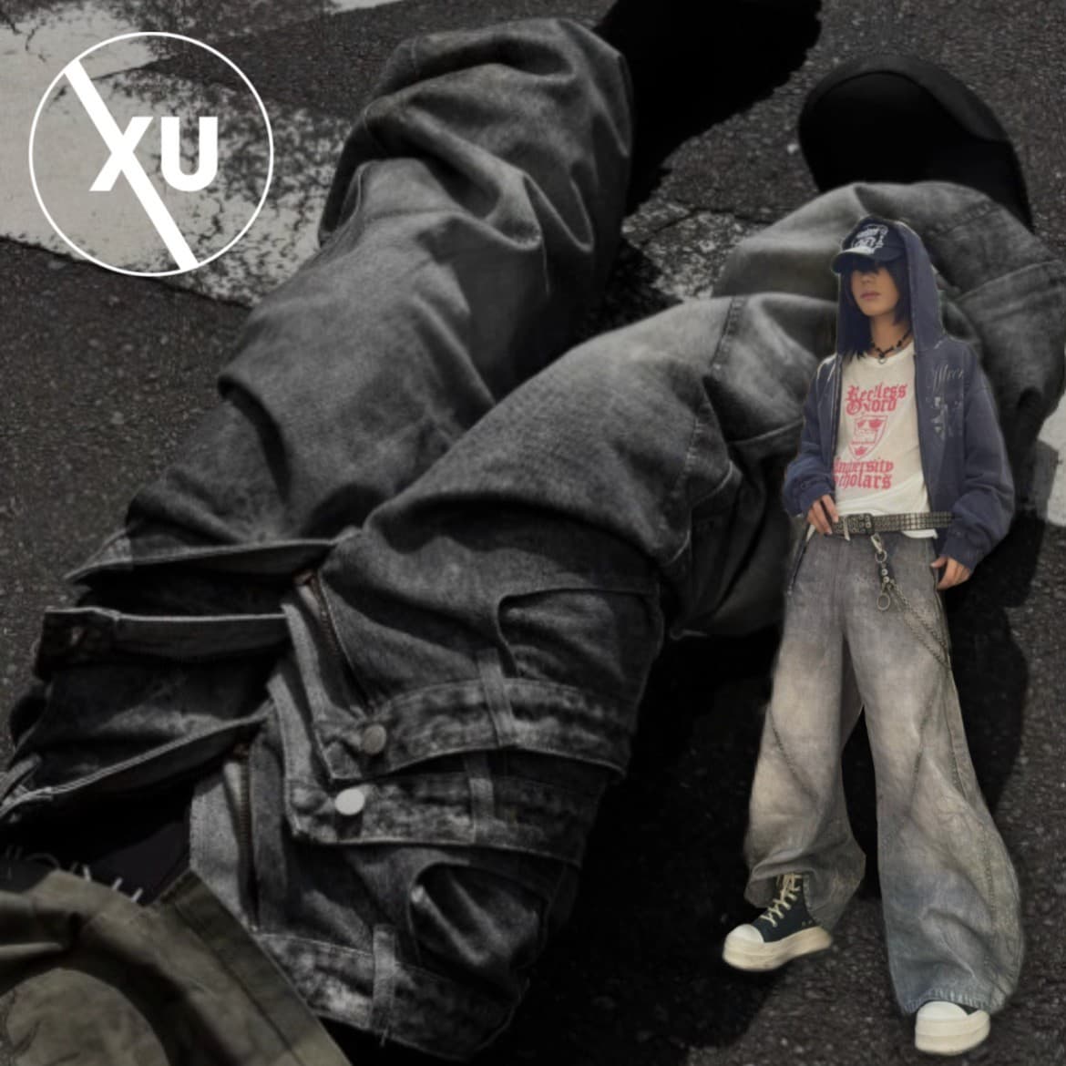 Never mind the XU】ear muffler / 【ネバーマインド ザ エックスユー