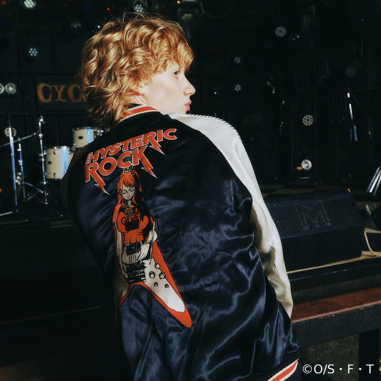 ONE PIECE×HYSTERIC GLAMOUR / NAMI FLYING V刺繍スカジャン
