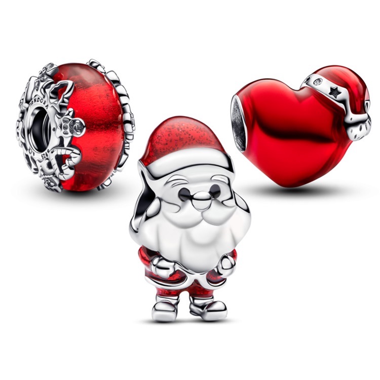 Pandora パンドラ チャーム*2点クリスマス サンタ Pandora パンドラ チャーム*2点クリスマス サンタ