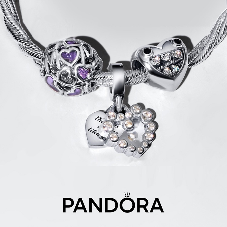 セール】スパークリング インフィニティ ハート シルバー コリエ