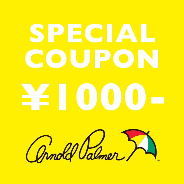 arnold palmer�i�A�[�m���h�p�[�}�[�j�̃V���b�v�j���[�X�u�yArnold Palmer�z�{������ 1000�~�N�[�|���z�z & ZOZO�^�C���Z�[���J�Ò��I�v