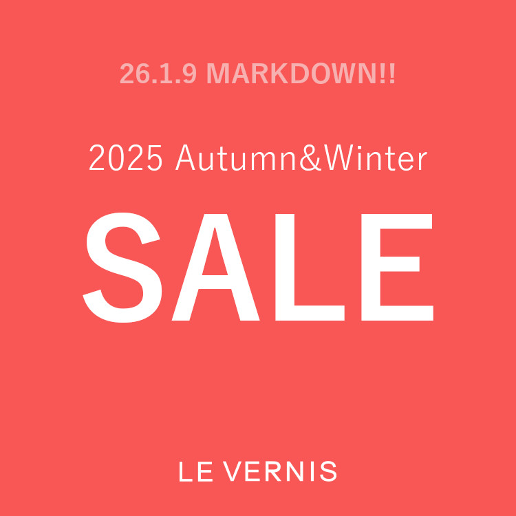 19 roots studio�i�i�C���e�B�[�� ���[�c �X�^�W�I�j�̃V���b�v�j���[�X�u�yLE VERNIS�z�m2025AW�Z�[���n�ꕔ�A�C�e��������Ƀ}�[�N�_�E���I�v