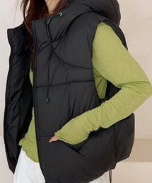 みがづき❣️ATERIE RBRUGGE 大人気ショートダウンベスト!! セール】 【L】カタログ掲載品】【ウォッシャブル】マルチウェイ