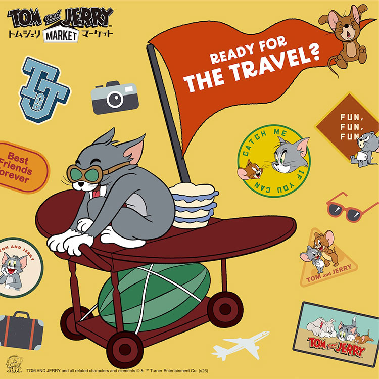 TOM and JERRY �g���W�F���}�[�P�b�g�i�g�� �A���h �W�F���[ �g���W�F���}�[�P�b�g�j�̃V���b�v�j���[�X�u�yTOM and JERRY �g���W�F���}�[�P�b�g�zREADY FOR THE TRAVEL?�v