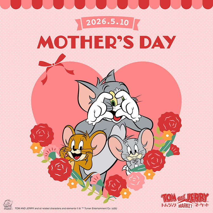 TOM and JERRY �g���W�F���}�[�P�b�g�i�g�� �A���h �W�F���[ �g���W�F���}�[�P�b�g�j�̃V���b�v�j���[�X�u�yTOM and JERRY �g���W�F���}�[�P�b�g�zMother's Day Recommend Item�v