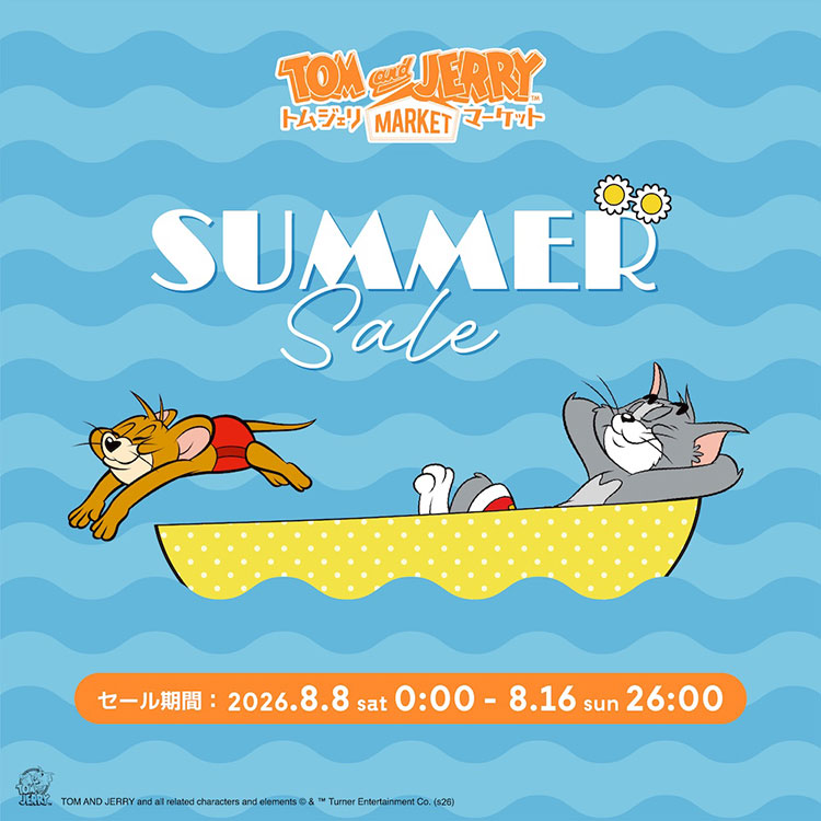 TOM and JERRY �g���W�F���}�[�P�b�g�i�g�� �A���h �W�F���[ �g���W�F���}�[�P�b�g�j�̃V���b�v�j���[�X�u�yTOM and JERRY �g���W�F���}�[�P�b�g�zSUMMER SALE�v