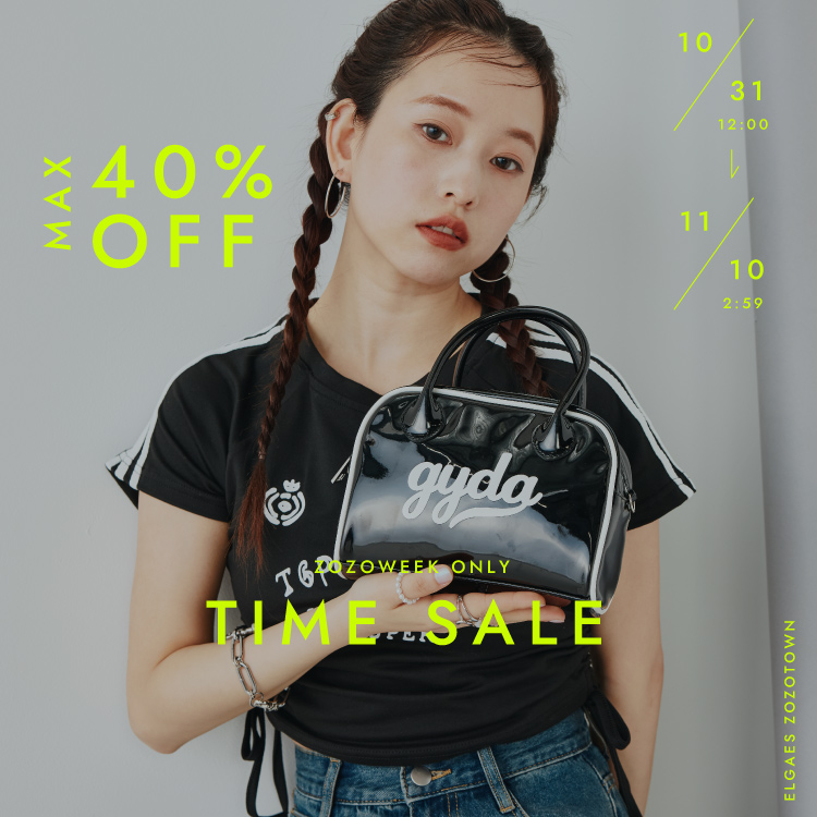 ELGAESiGQCXj̃Vbvj[XuTIME SALE | ZOZOWEEKMAX40%OFF TIME SALEJ!v