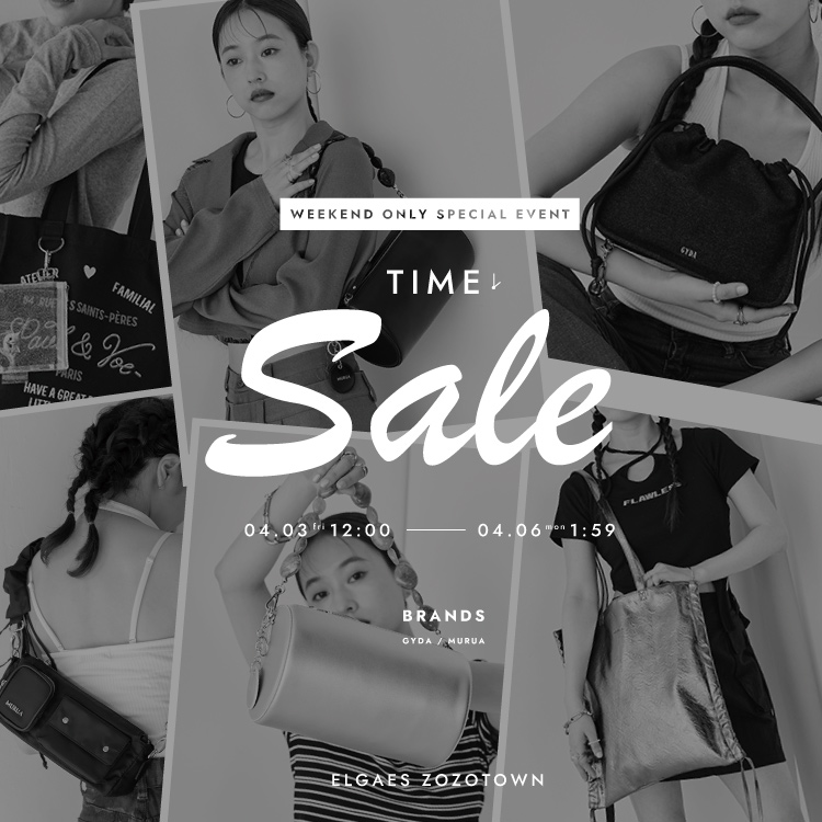 ELGAES�i�G���Q�C�X�j�̃V���b�v�j���[�X�uTIME SALE | �T������MAX50%OFF TIME SALE�J��!�v