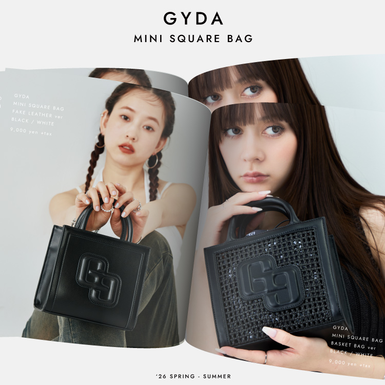 WEB限定商品】GYDA (ジェイダ)2WAY チェーンショルダーミニスクエア