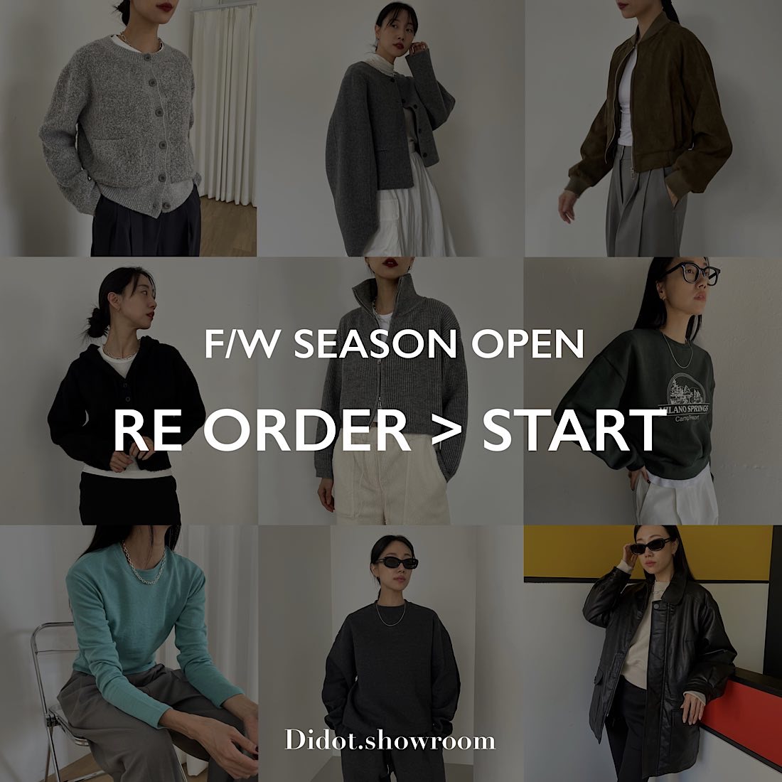 Didot.showroom｜ディドット ショールームのトピックス「【Didot.showroom】2024FW｜再販アイテム予約販売開始！」 -  ZOZOTOWN