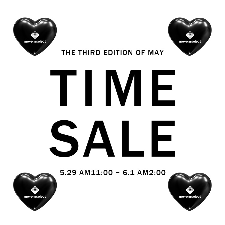 me+em selecti~[ZNgj̃Vbvj[XuTIME SALE߂Z[JÒIv