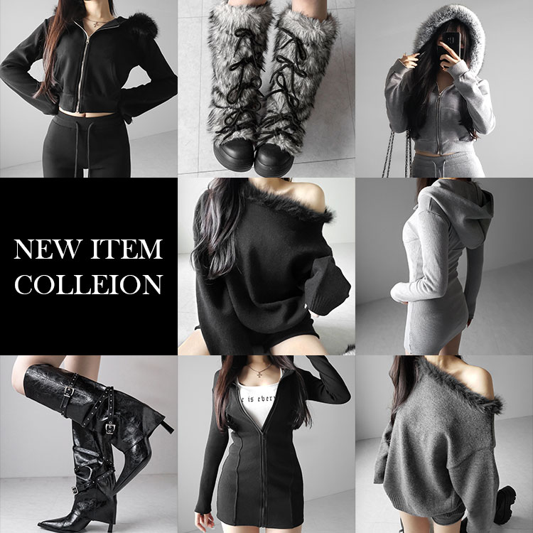 フェイクファーフーディビッグダウンジャケット ／ fake fur hoodie