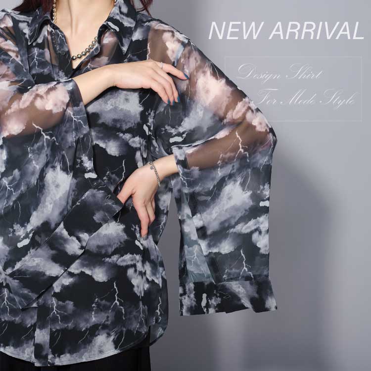 Ellno Loset｜エルノロゼットのトピックス「【NEW ARRIVAL】アームスリットシアーシャツ」 - ZOZOTOWN