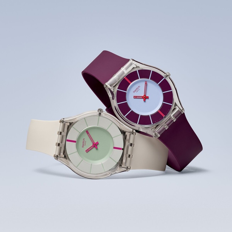SWATCH�i�X�E�H�b�`�j�̃V���b�v�j���[�X�u���̏H�A�茳����y���ރJ���[�A�N�Z���g�B�v