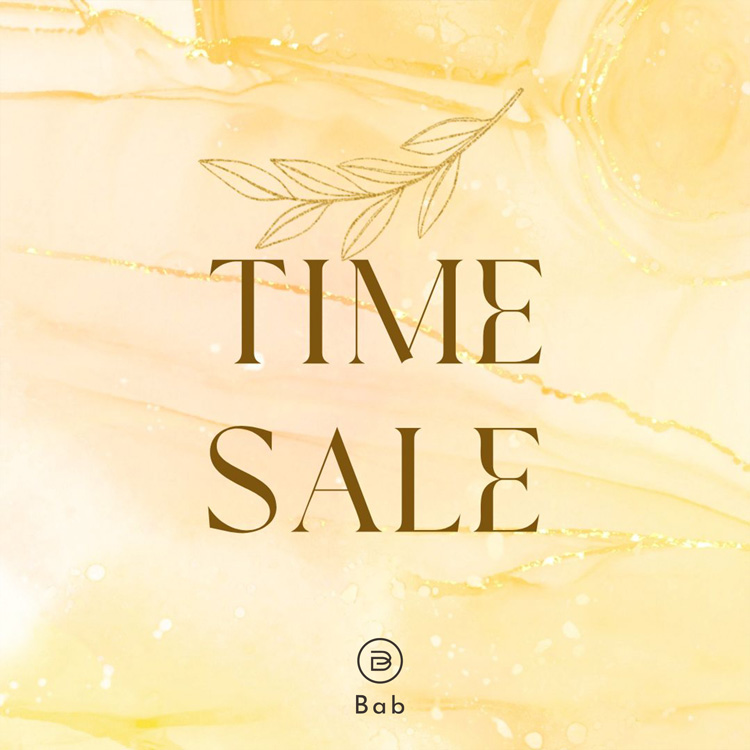 Bab�i�o�u�j�̃V���b�v�j���[�X�u�yBab�zTIME SALE�I�v