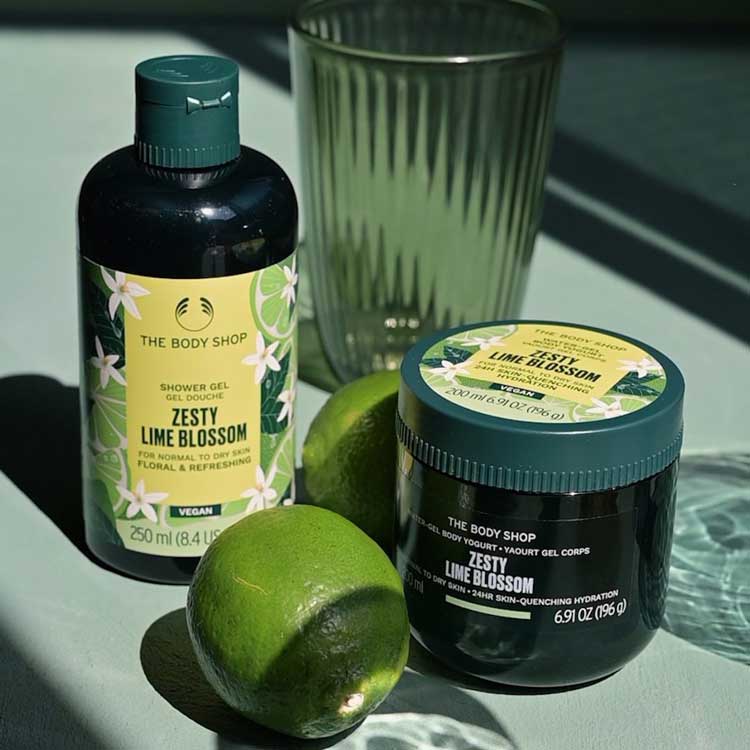 THE BODY SHOP｜ザボディショップのトピックス「サマーボディケアシリーズ ZESTY LIME BLOSSOM」 ZOZOTOWN