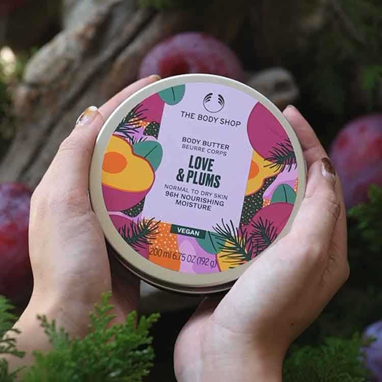 THE BODY SHOP LOVE&PLUMS ボディバター プラム - ボディケア