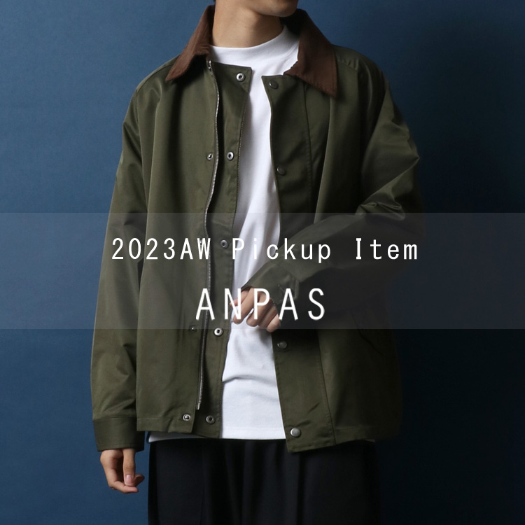 セール】ANPAS Melton Oversized Stand Mods Coat/ANPAS メルトン