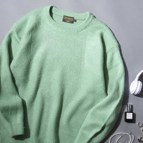 ANPAS�i�A���p�X�j�̃V���b�v�j���[�X�u��NEW���yUNIVERD72�zMohair-Touch Crew Neck Sweater�v