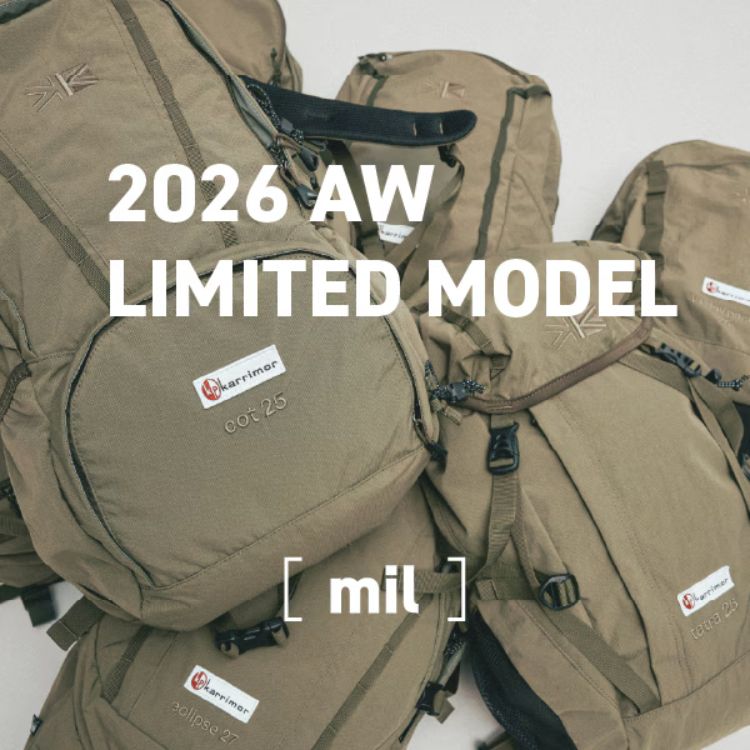 karrimor�i�J���}�[�j�̃V���b�v�j���[�X�u�yKARRIMOR�z2026 LIMITED MODEL�b mil�v