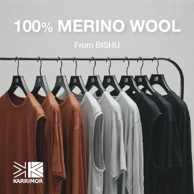 karrimor�i�J���}�[�j�̃V���b�v�j���[�X�u�yKARRIMOR�z100�� MERINO WOOL�v