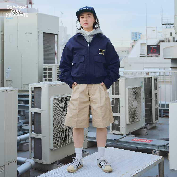 common gull products. デニムジャケット プリーツスカート