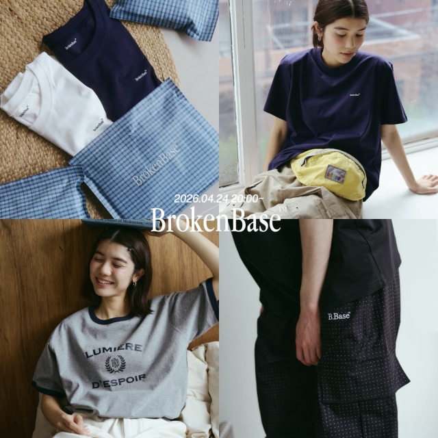 BROKEN BASE�i�u���[�N���x�[�X�j�̃V���b�v�j���[�X�uBrokenBase 26SS Arrival - Spring Style- 04/24 8PM�v