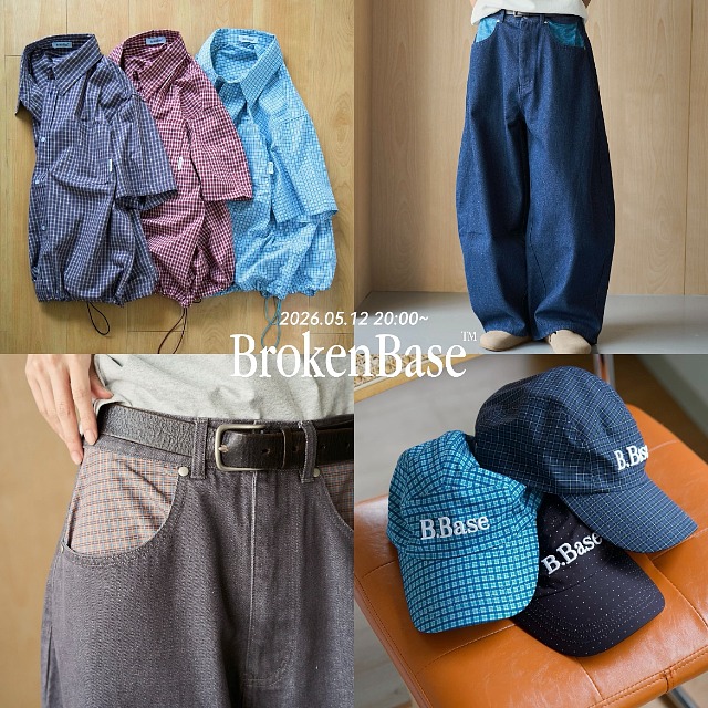 BROKEN BASE�i�u���[�N���x�[�X�j�̃V���b�v�j���[�X�uBrokenBase 26SS Arrival - Spring Style- 05/12 8PM�v