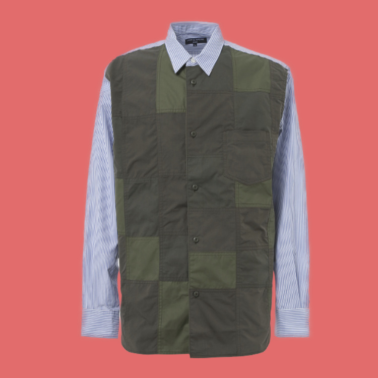 Comme des clearance garcons army shirt