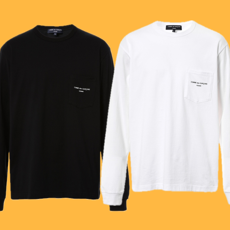 COMME des GARCONS HOMME COMME des GARCONS HOMME LOGO LONG SLEEVE T SHIRTS ZOZOTOWN