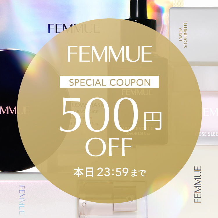 FEMMUE�i�t�@�~���j�̃V���b�v�j���[�X�u�y�{������z500�~OFF�N�[�|���z�z���I�v