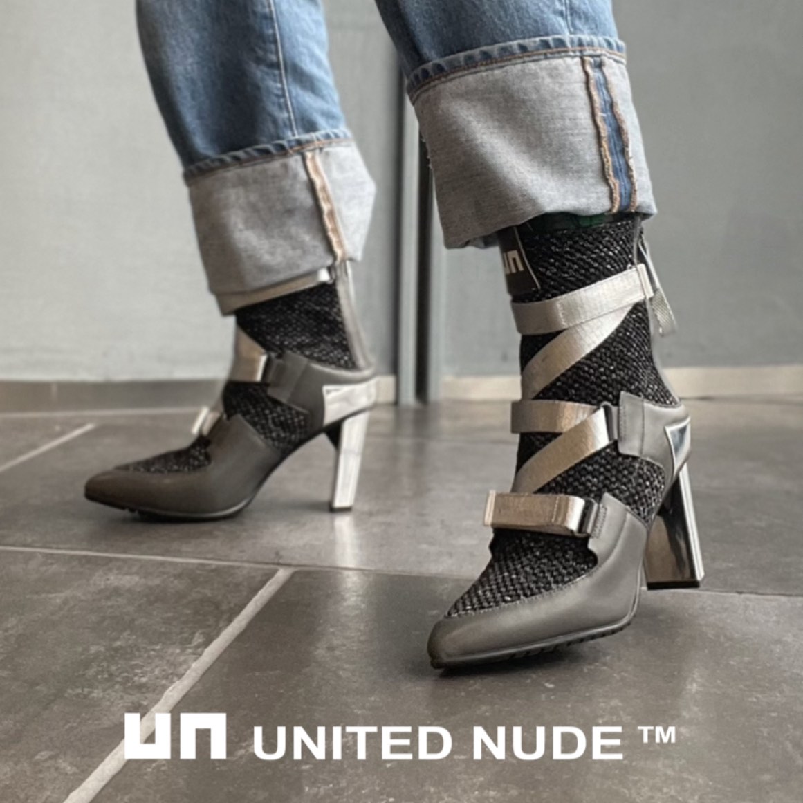 UNITED NUDE ブーツ靴/シューズ