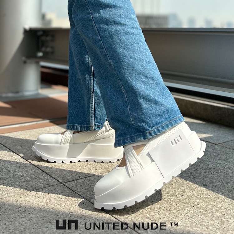 再入荷 UnitedNudeユナイテッドヌード☆ブラックスニーカー☆37 | www