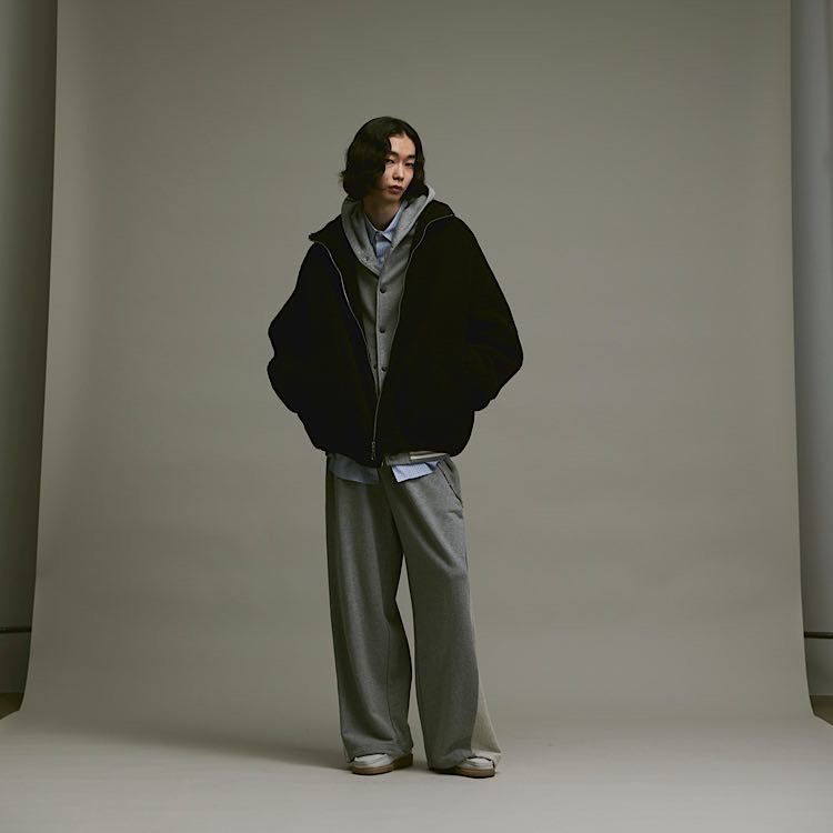 Oversize jacquard drivers knit/オーバーサイズジャガードドライバー