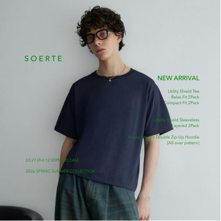 soerte�i�\�G���e�j�̃V���b�v�j���[�X�usoerte 26SS collection delivery�v