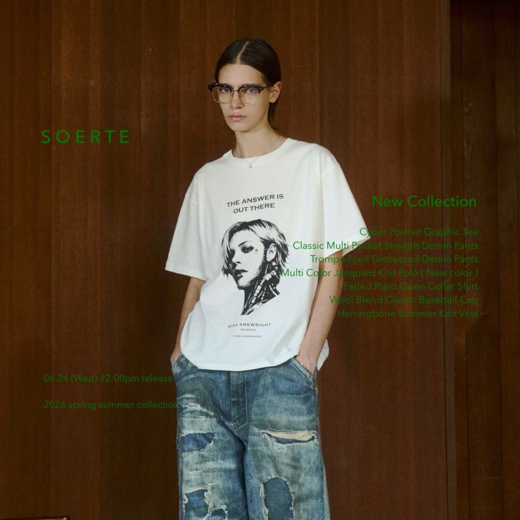 soerte�i�\�G���e�j�̃V���b�v�j���[�X�usoerte 26SS collection delivery�v