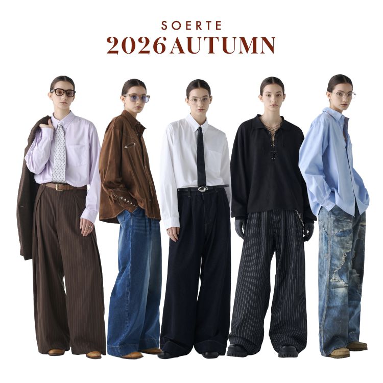 soerte�i�\�G���e�j�̃V���b�v�j���[�X�usoerte 26AW collection delivery�v