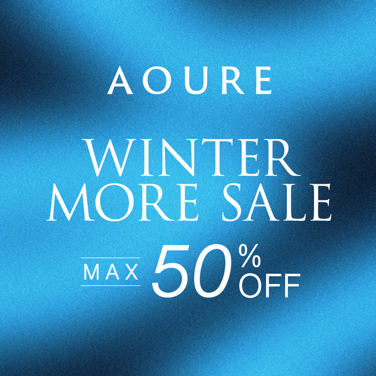 AOURE�i�A�E�[���j�̃V���b�v�j���[�X�u�ő�50%OFF�IWINTER MORE SALE�J�Ò��I�v