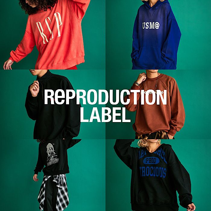 RePRODUCTION LABEL / リプロダクションレーベル】裏毛スキッパーボロ